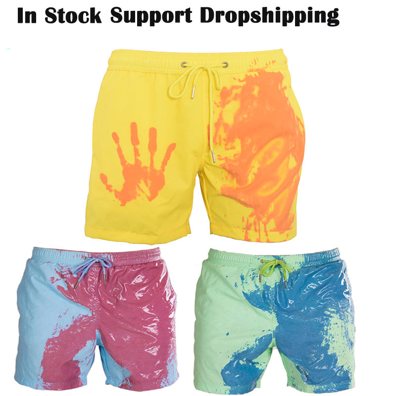 Seafyn™ Magical Change Color Beach Shorts - Men