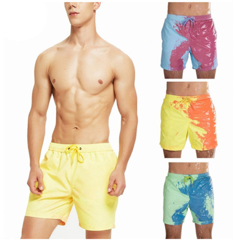 Seafyn™ Magical Change Color Beach Shorts - Men